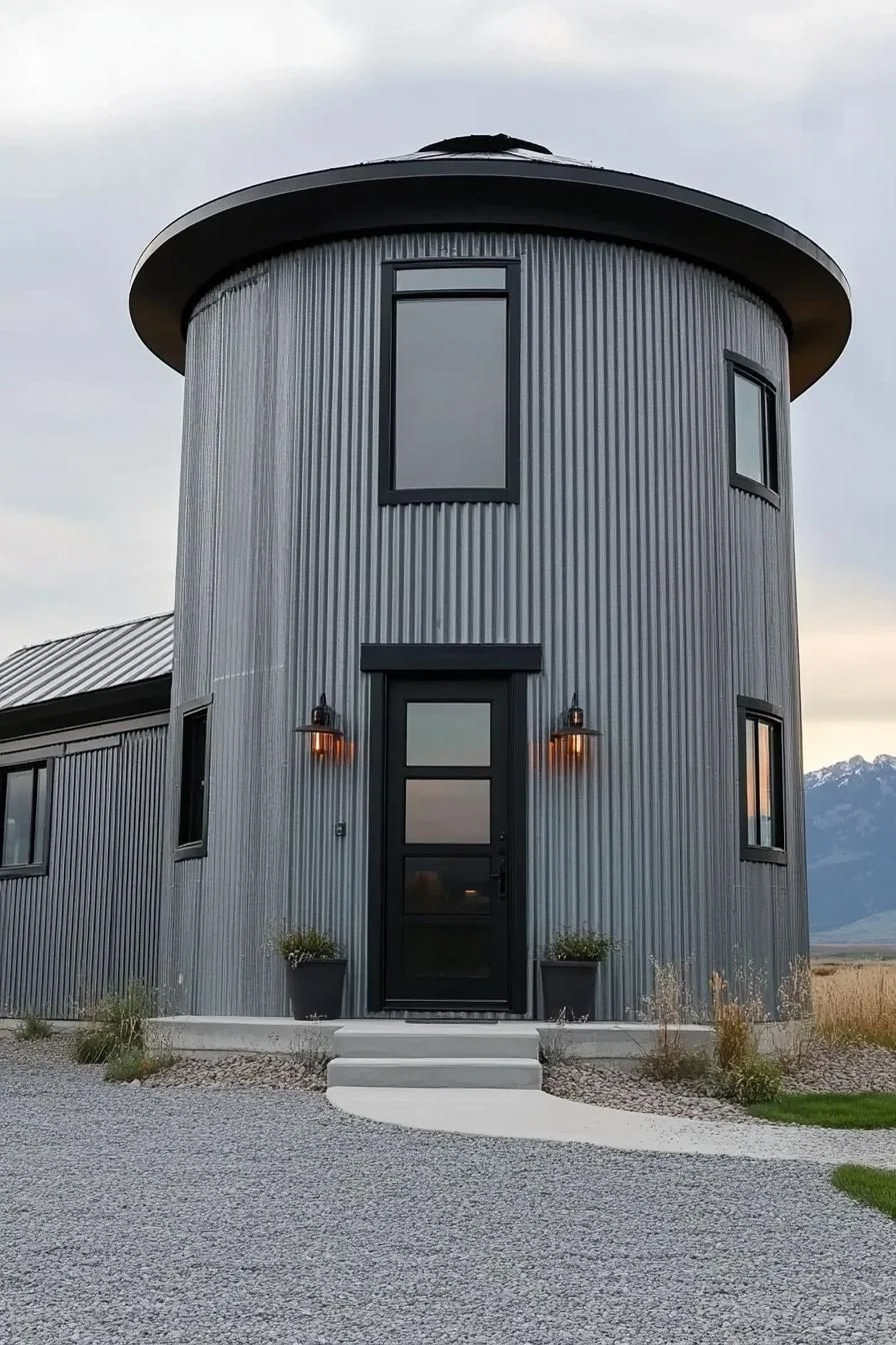 Striking Silo House Design