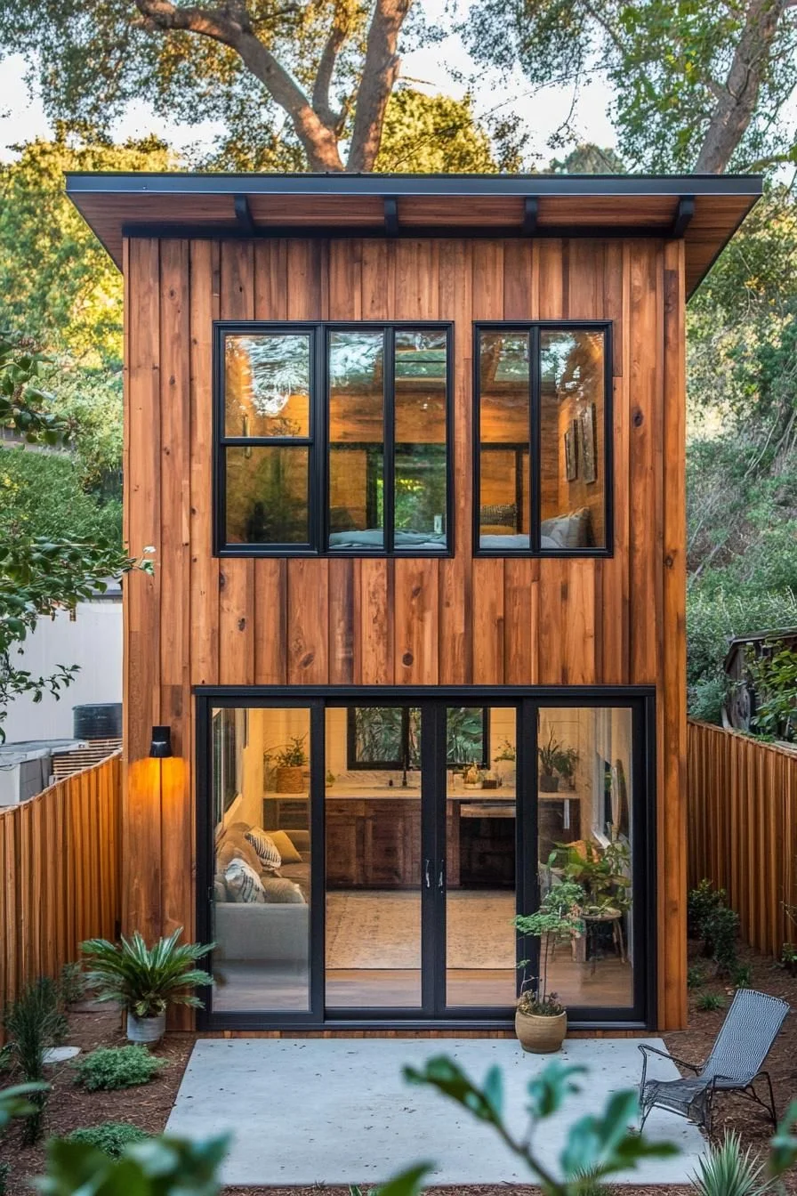 9) A Cozy Timber Haven with a Loft