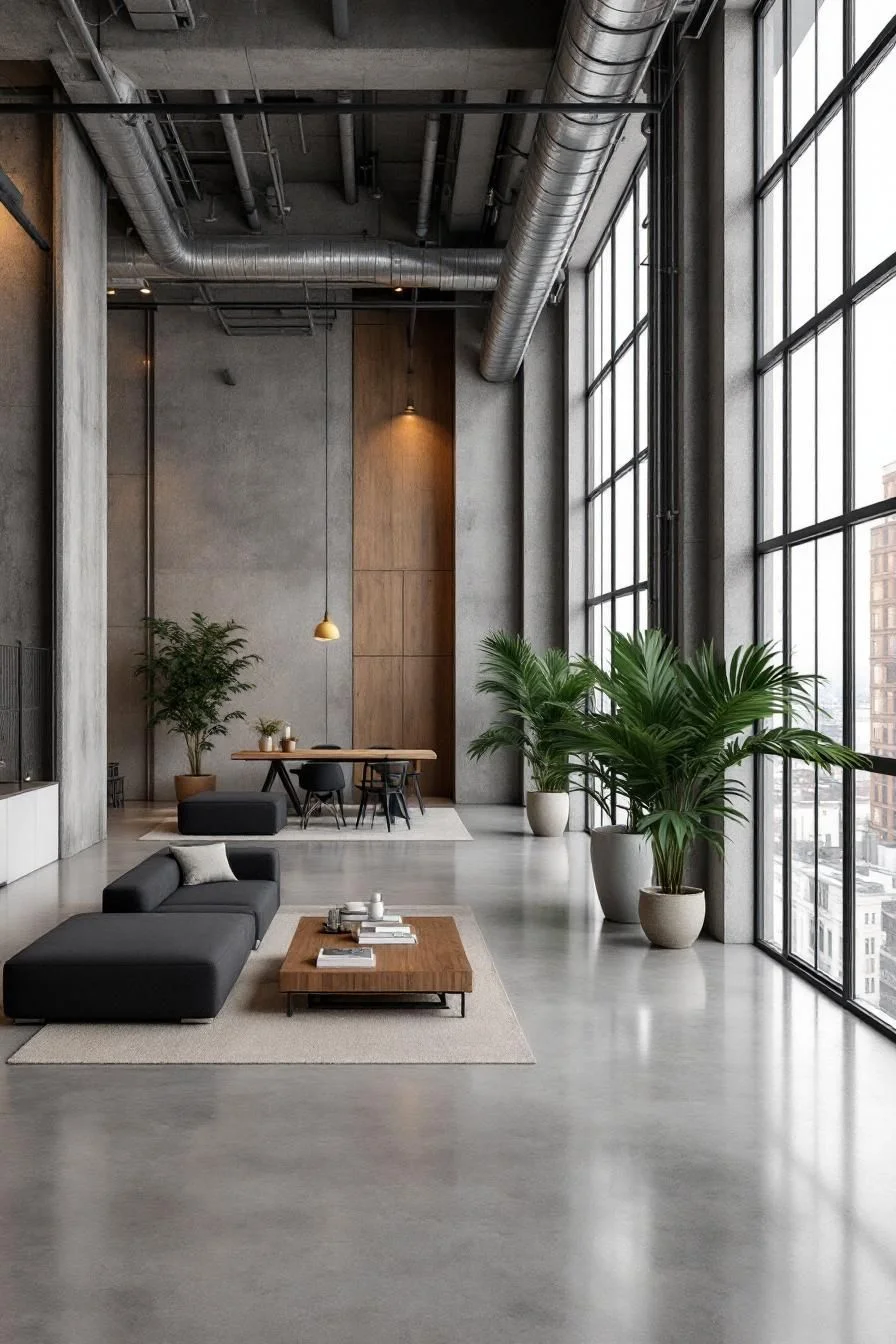 A Concrete Jungle Loft Escape