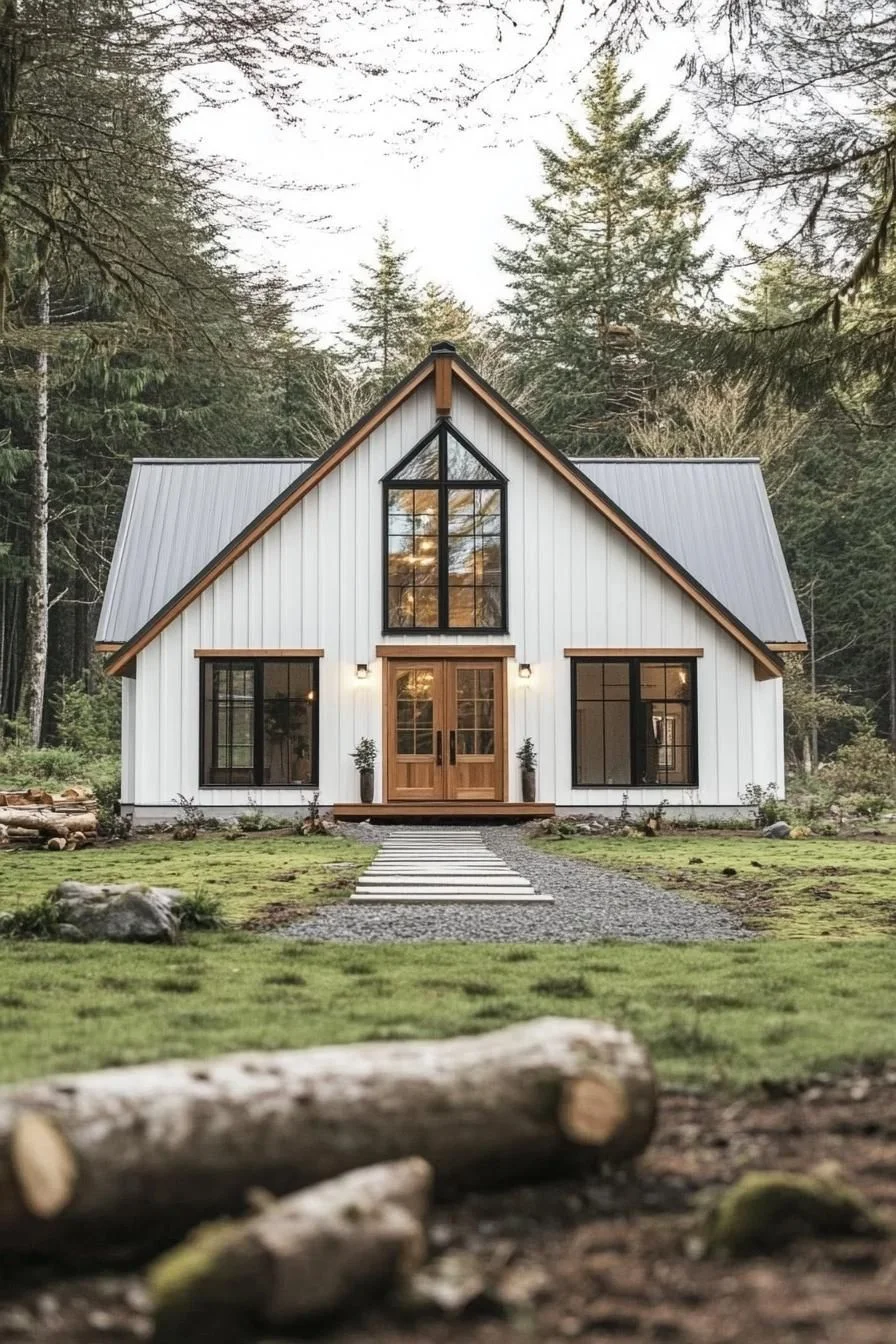 A-Frame Barndominium in the Forest