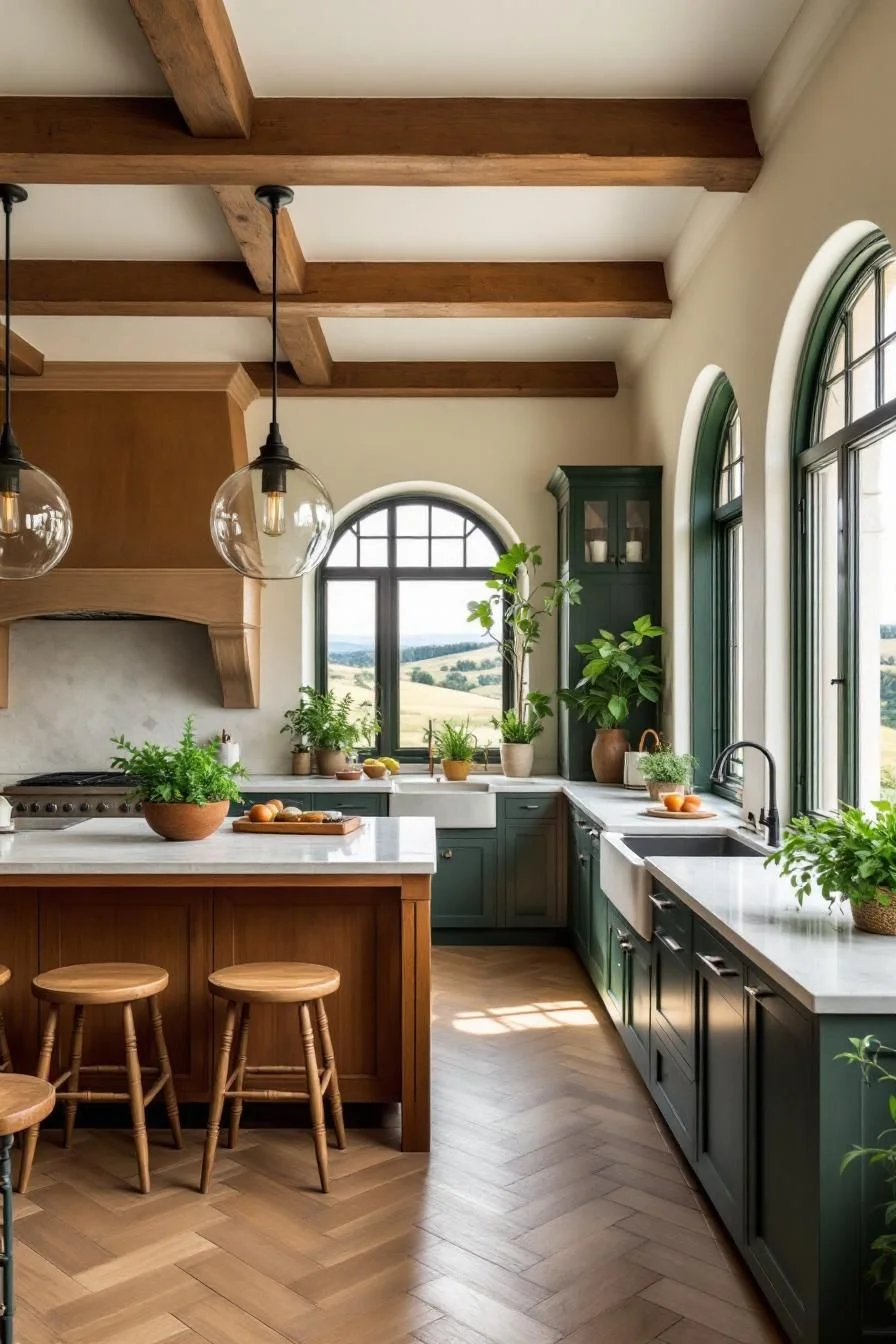 A Sunlit Kitchen With Warm Spanish Charm
