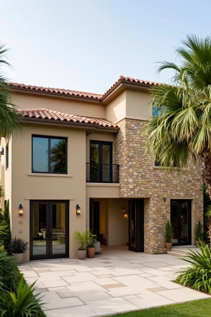 A Grand Mediterranean Home with a Modern Edge