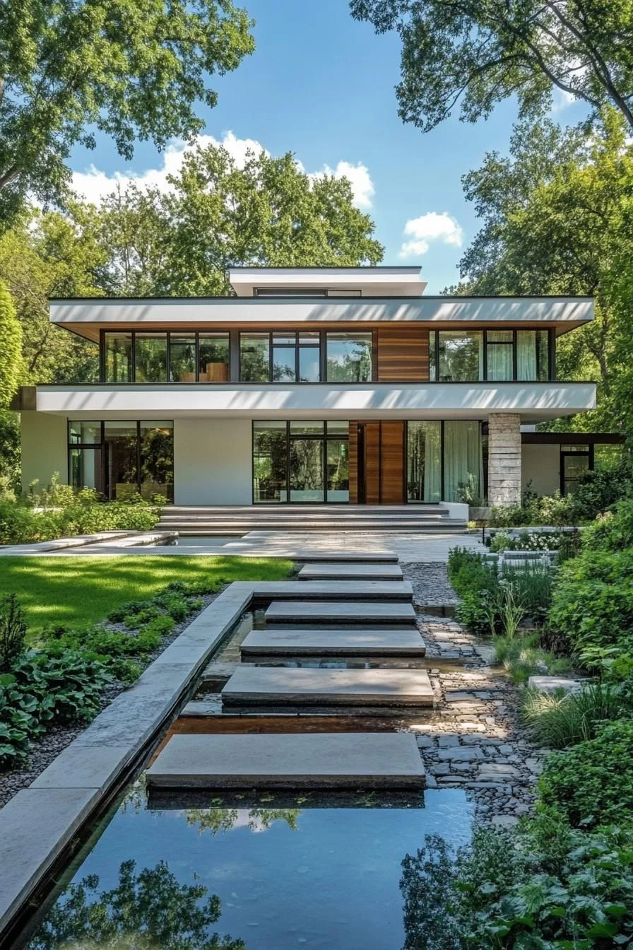 Clean-Lined Calm in Mid-Century Style