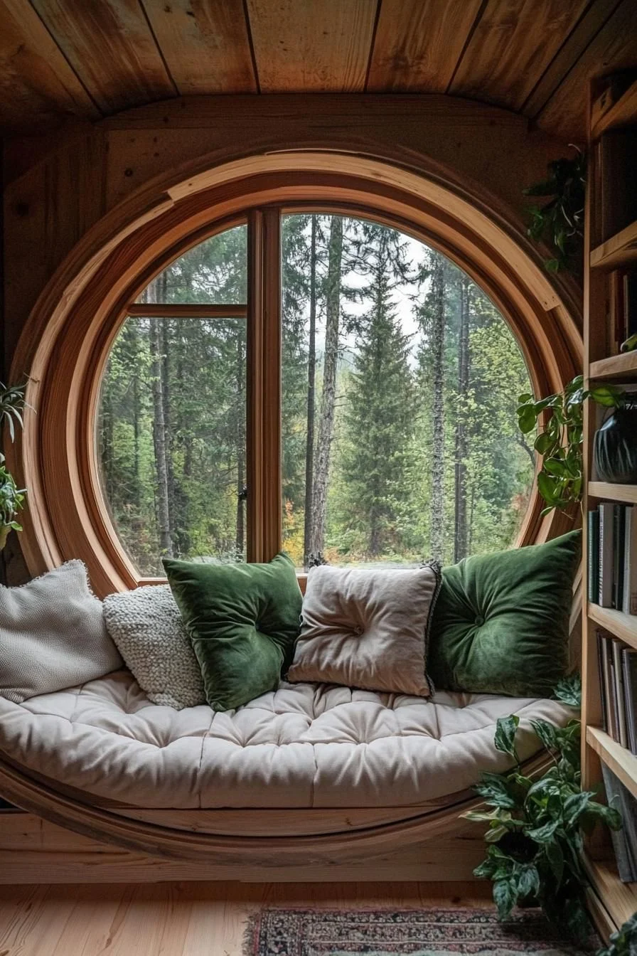 A Circular Sanctuary for Curling Up