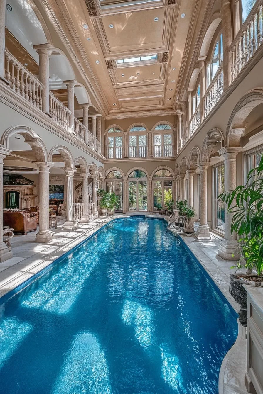 Pool Design That Blends Indoors and Outdoors