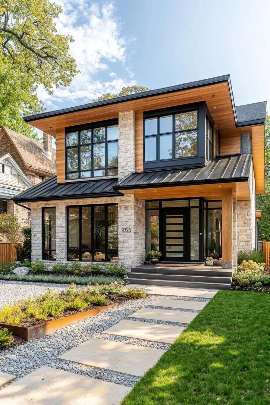A Contemporary House Exterior Worth Studying