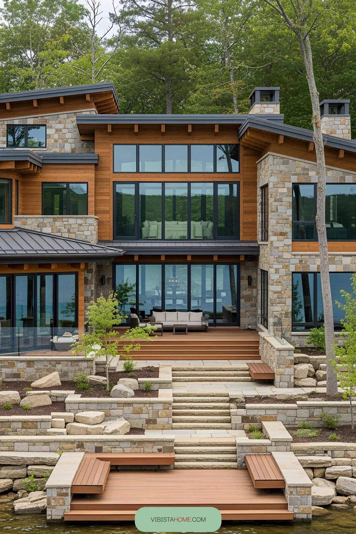 A Modern Oasis on the Waterfront