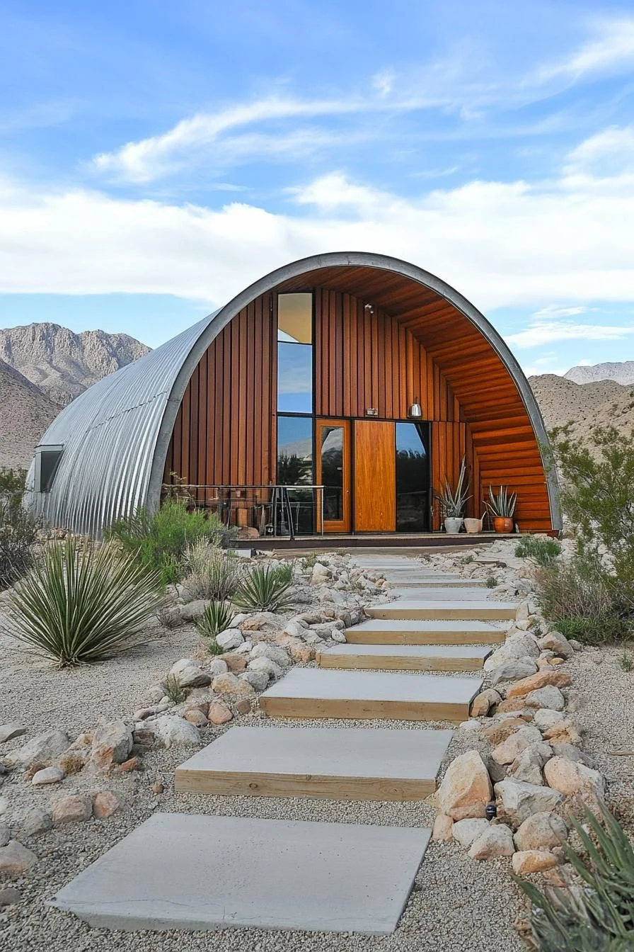 A Quirky Quonset with Desert Cactus Charm