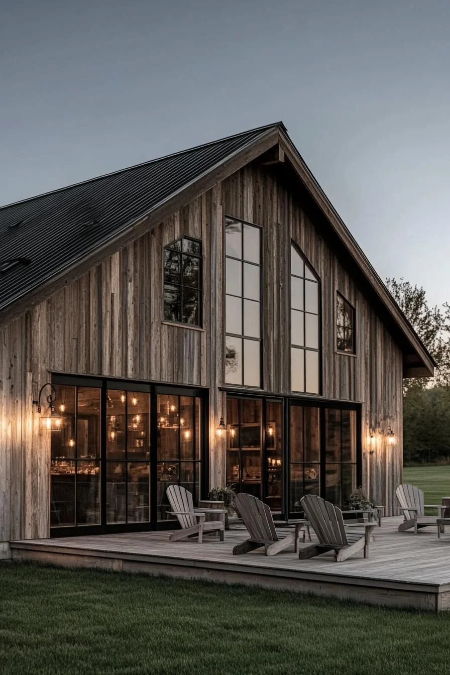 A Barn House Balancing Rustic and Chic