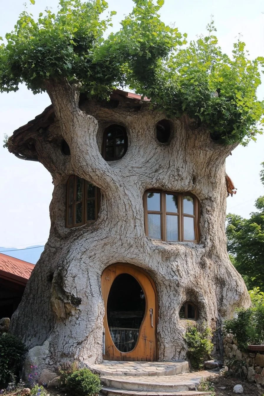 A Treehouse With a Storybook Shape