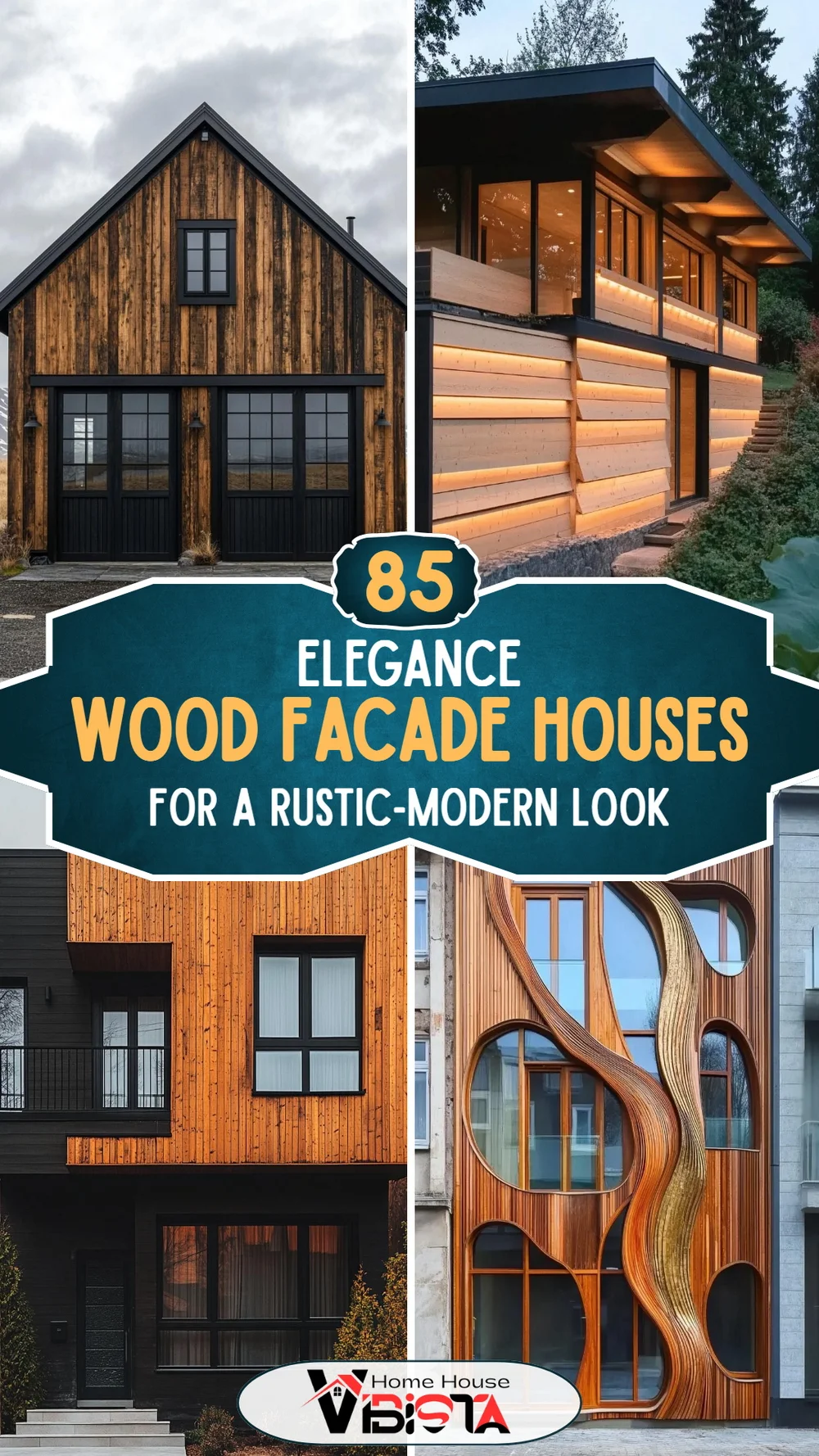 85 Wood Facade Houses for a Rustic-Modern Look