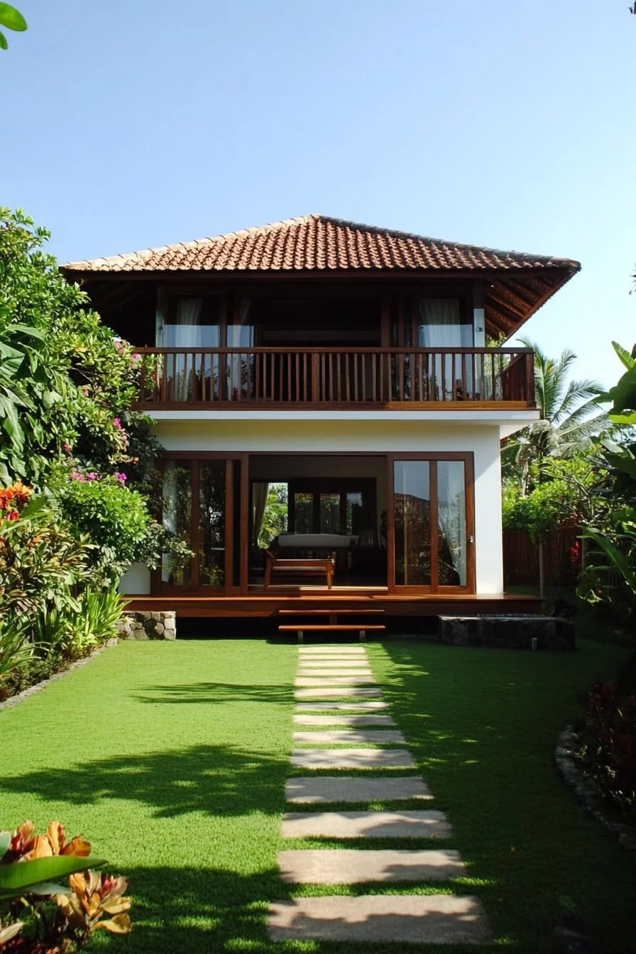 Verdant Vista: A Surprising Tropical Bali Home