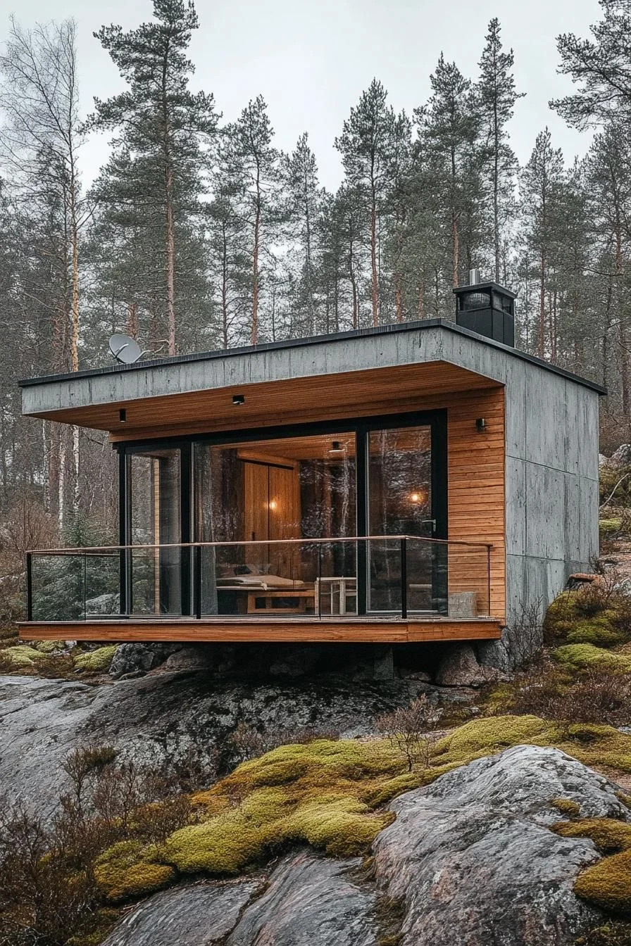 A Timber Treasure for an Elevated Escape