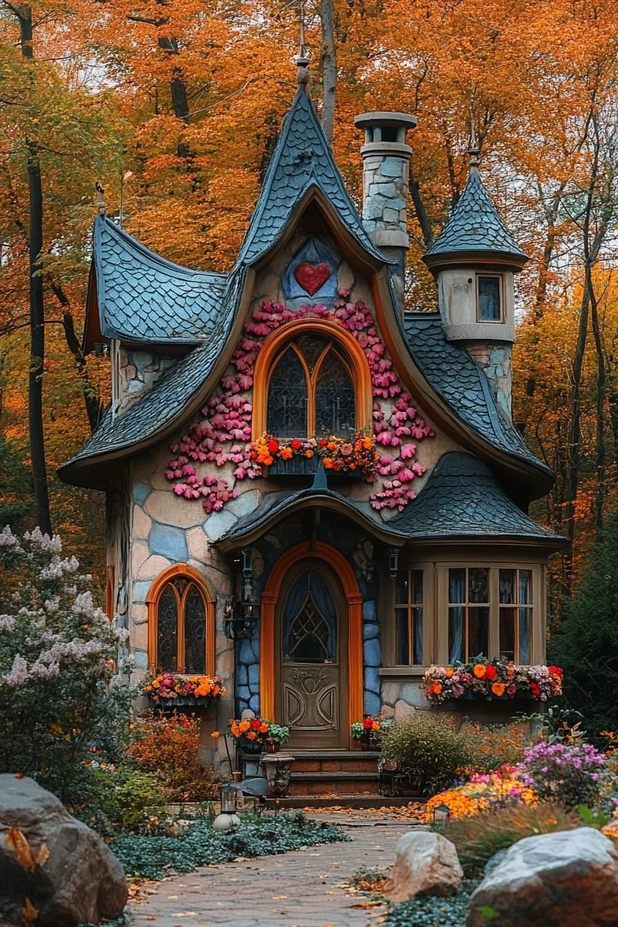A Fairytale Cottage Dressed for Autumn