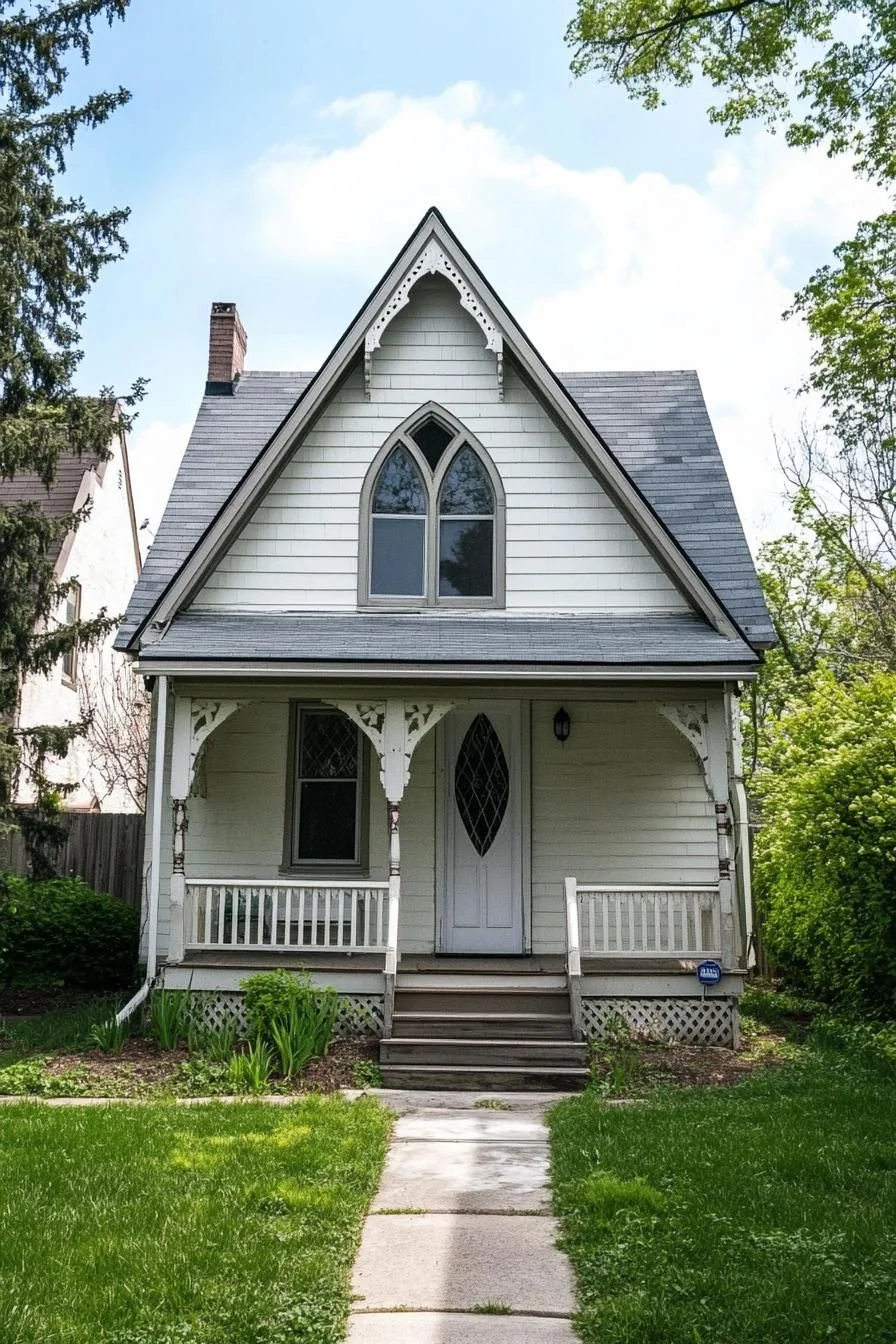 Pointed Roofs and Porches: Gothic Living
