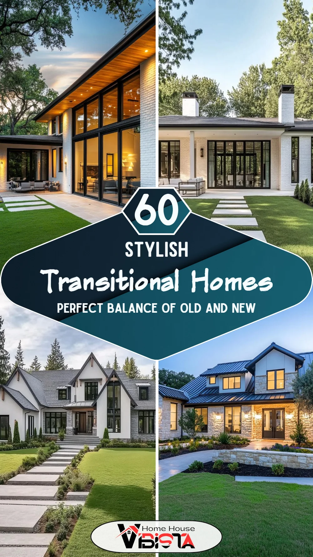 60 Stylish Transitional Homes for a Perfect Balance of Old and New