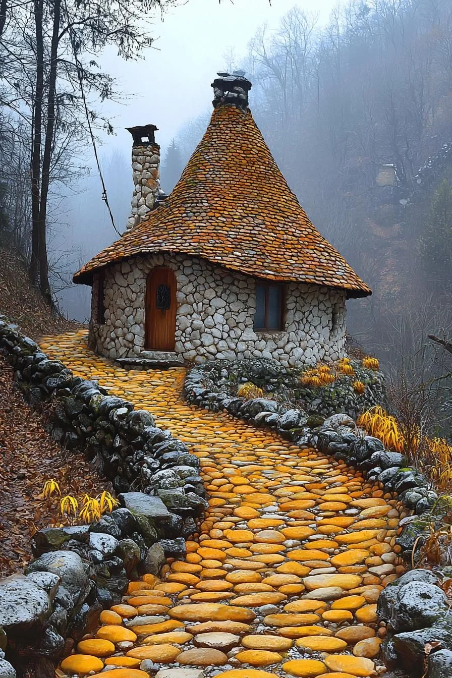 A Pebble Path to a Hobbit Haven