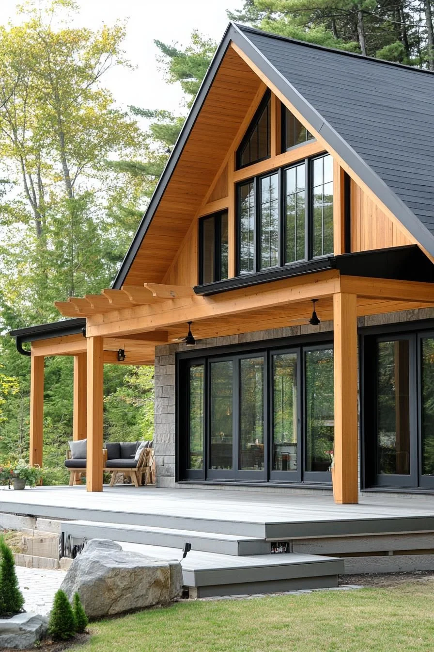 A Calm, Timber-Wrapped Retreat