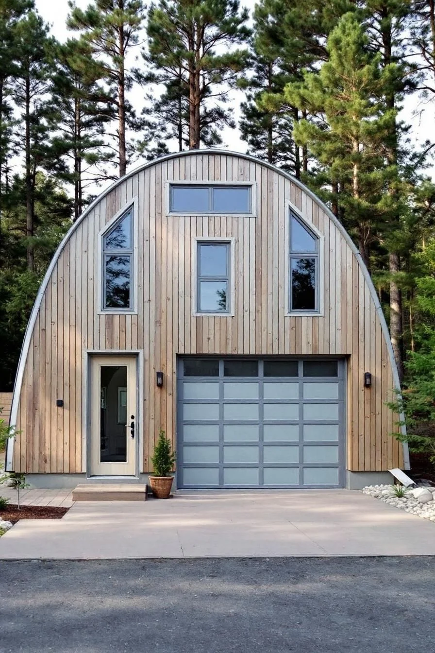 A Quirky Quonset Among Towering Pines