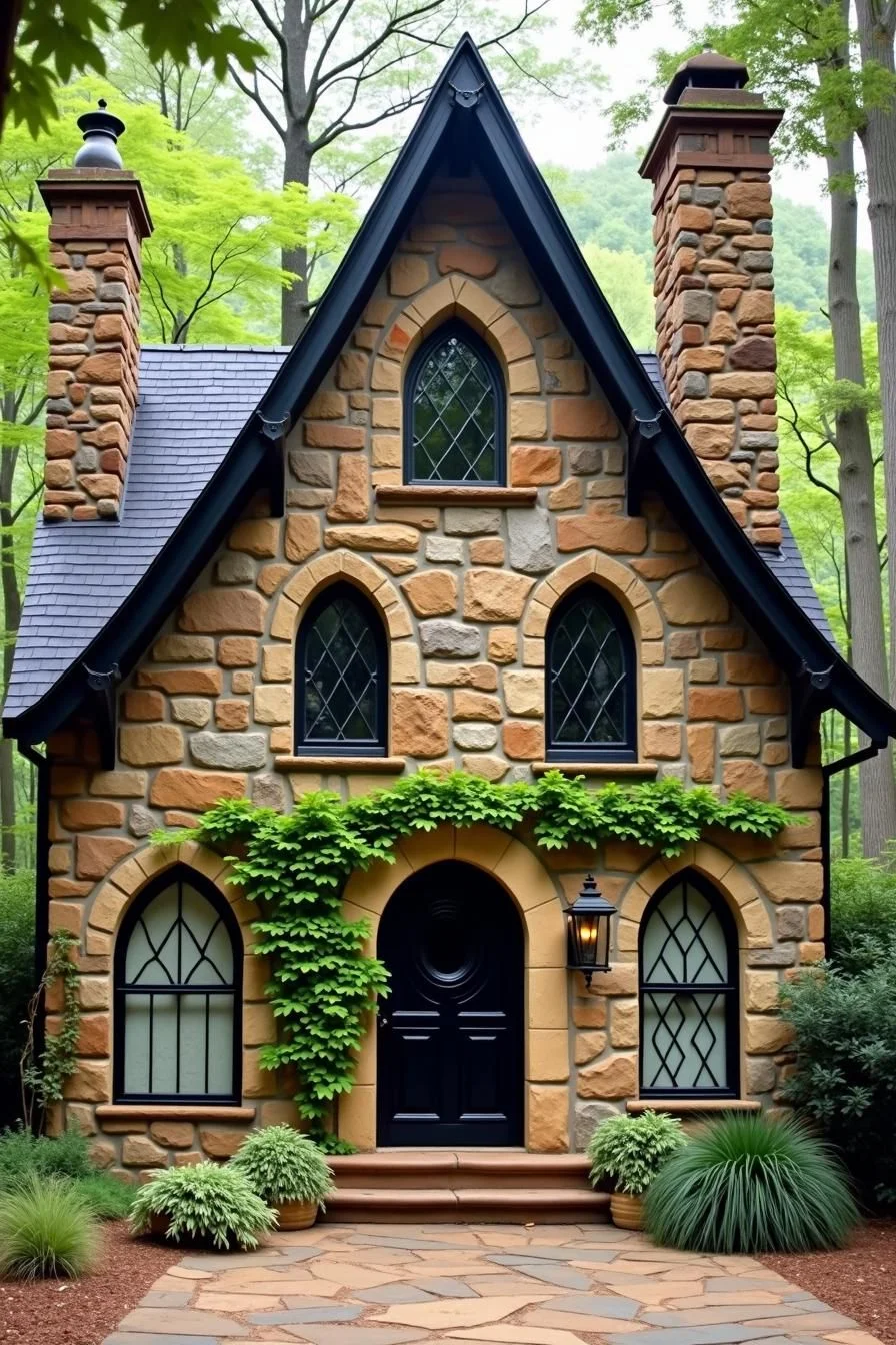 Storybook Stone Cottage Retreat