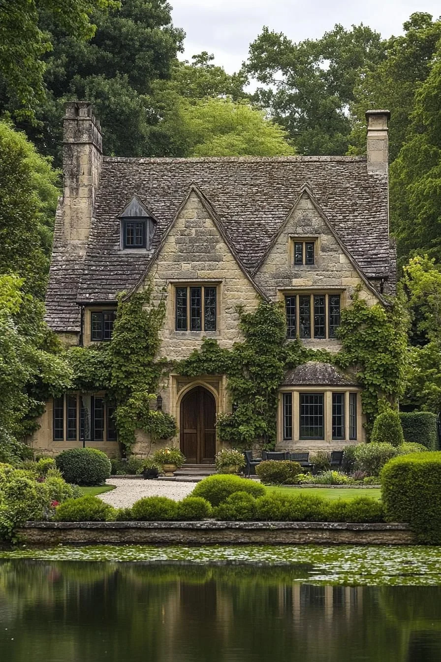 A Stone Cottage Wrapped in Ivy Charm