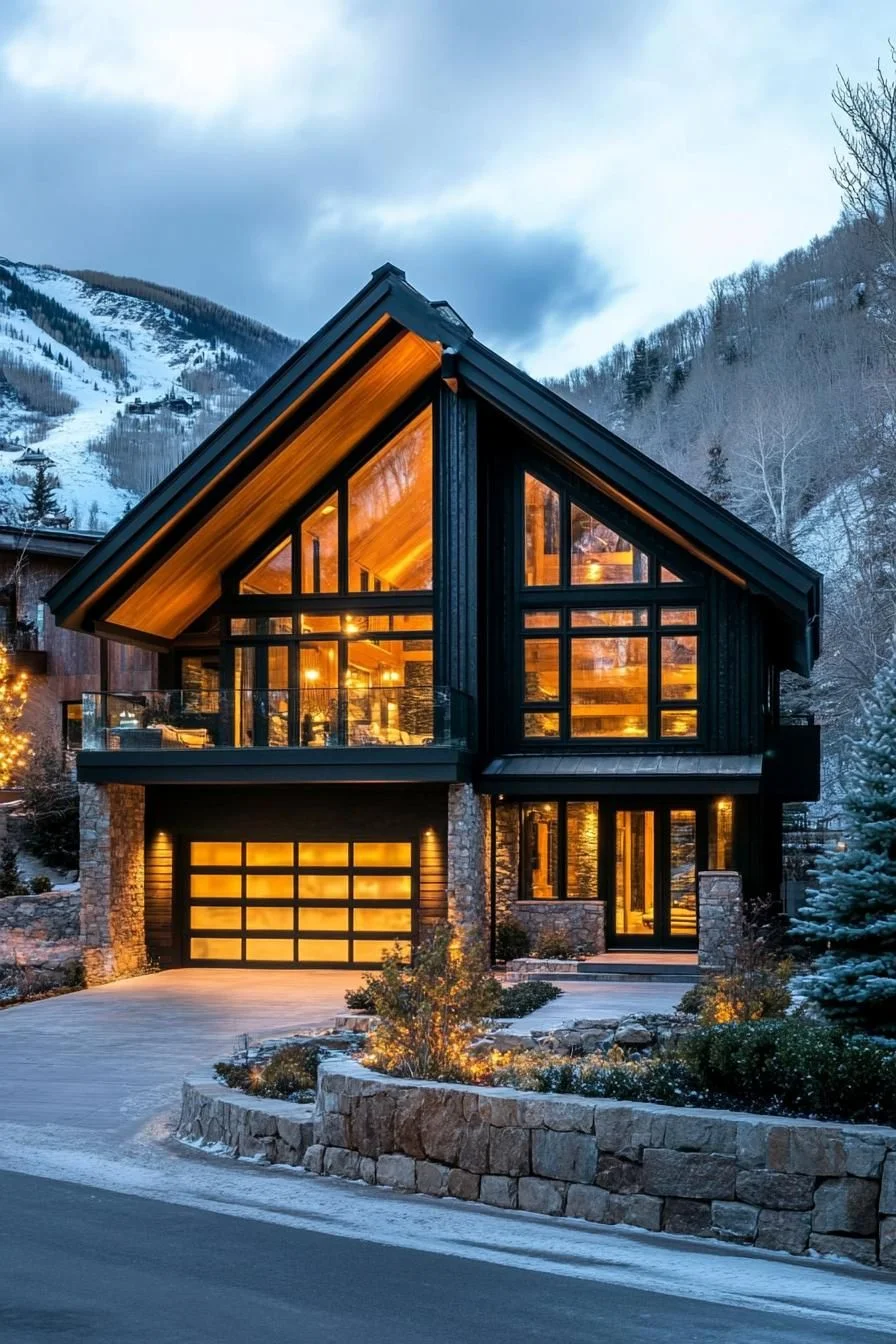 Charming Mountain Chalet Glow