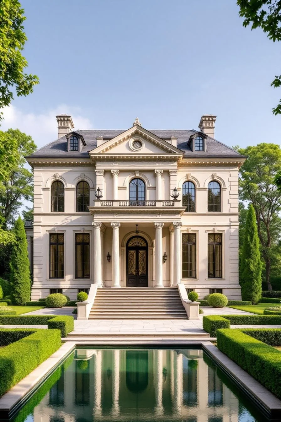 A Palace Lined with Polished Columns