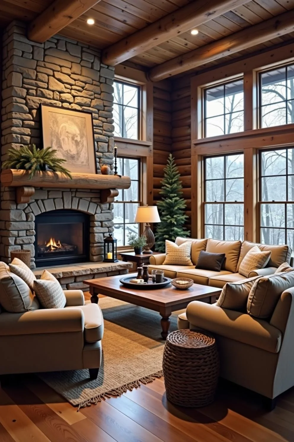 A Stone Hearth Retreat for Settling In