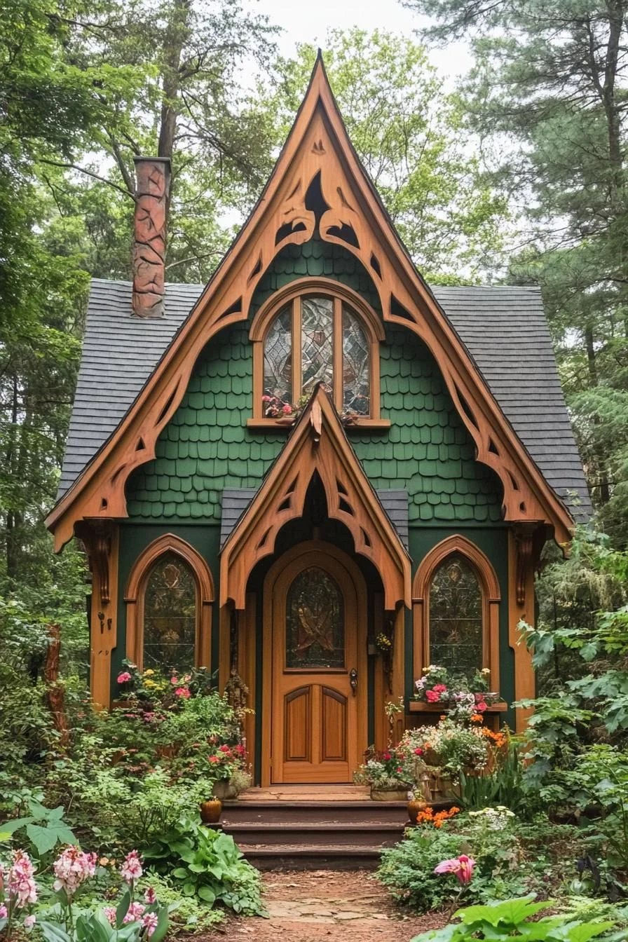 A Fairy Tale Cottage in the Woods