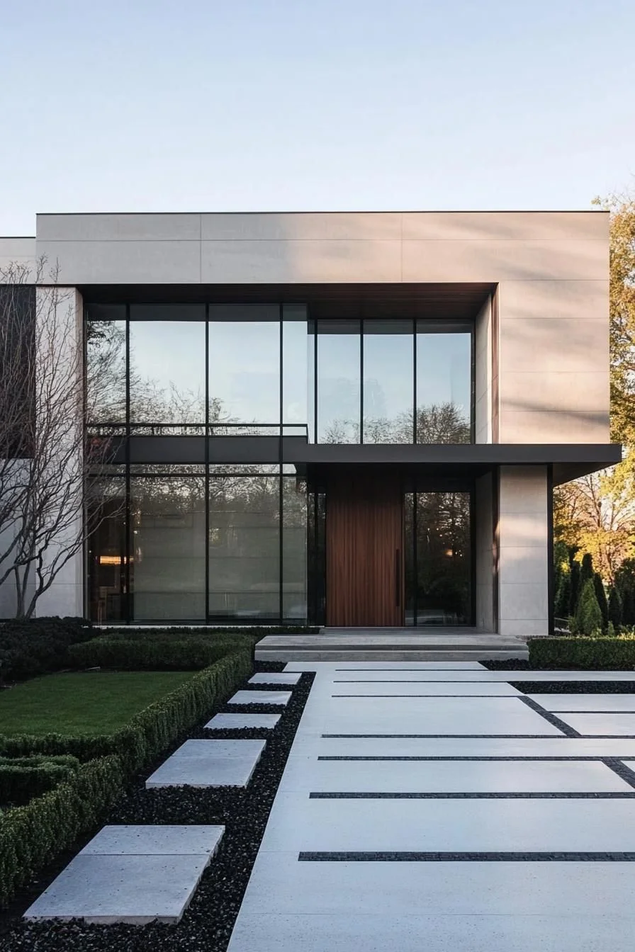 A Grand Facade Built on Minimalism