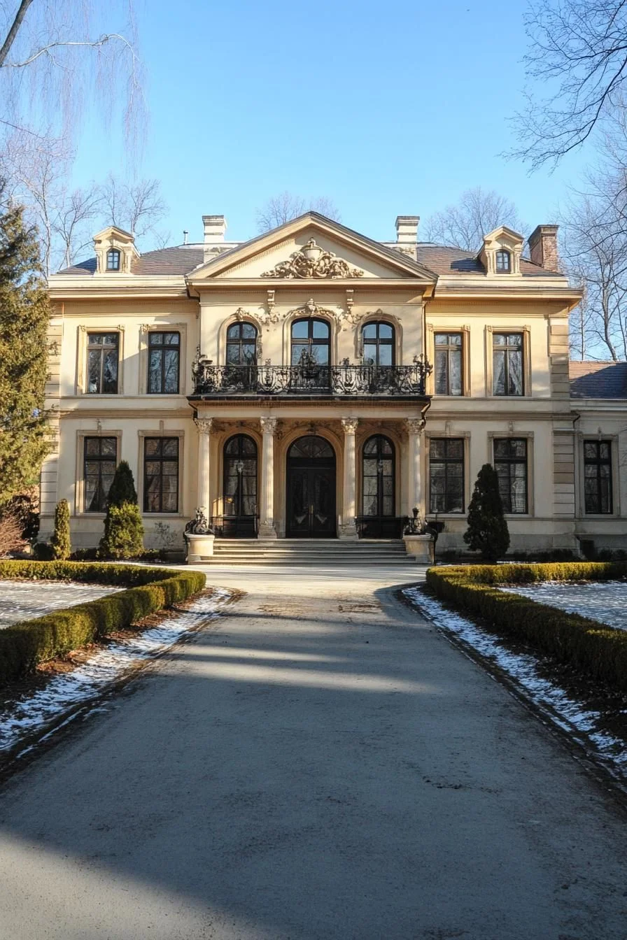A Facade That Shows Old Wealth