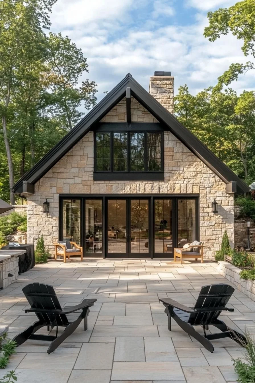 A Modern Marvel of a Stone Barn