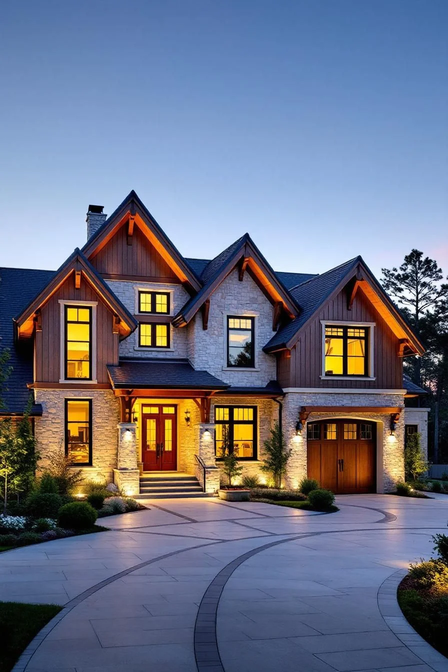 A Gabled Farmhouse With Fireside Luxury