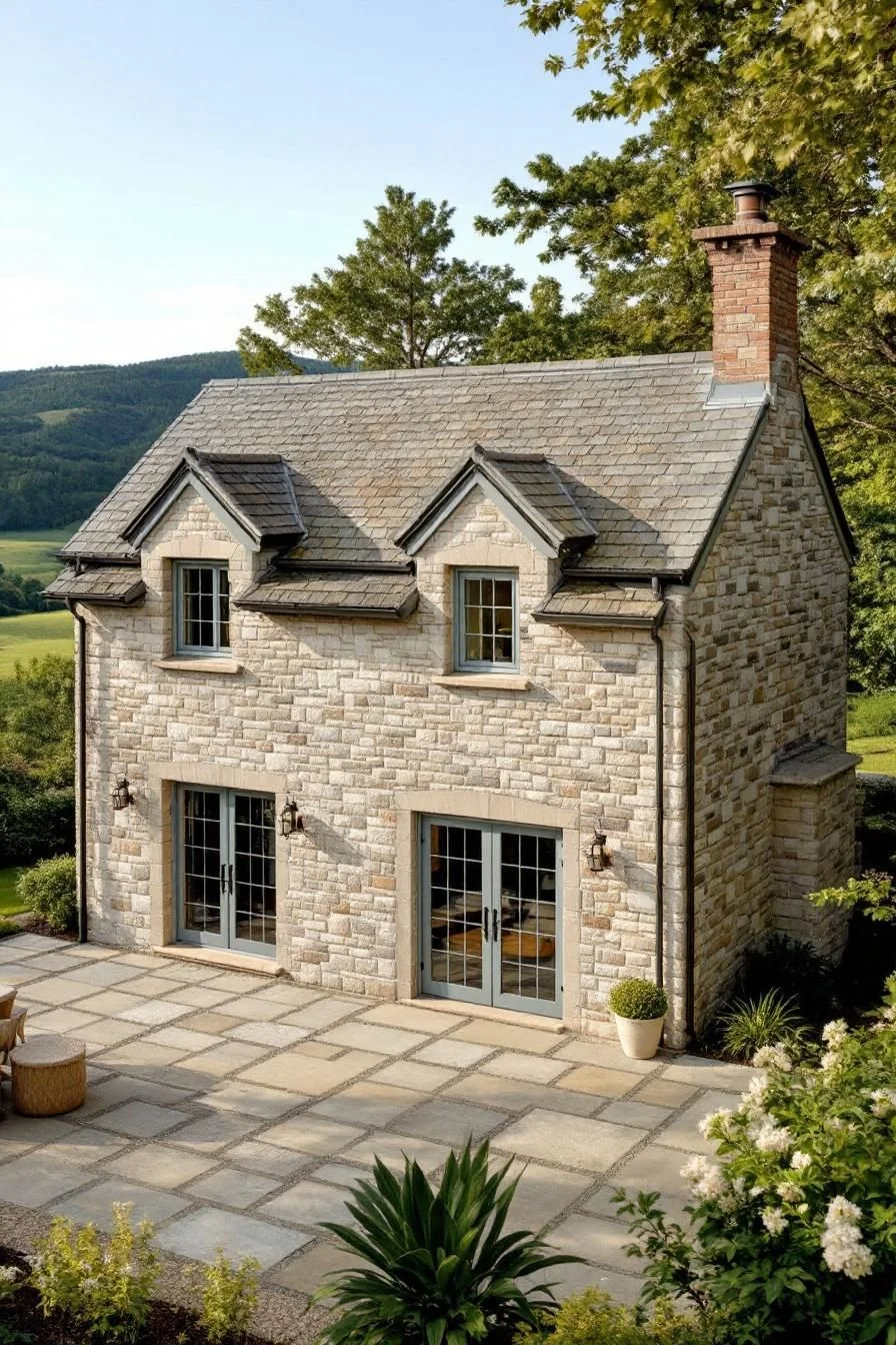 A Cozy Stone Lodge With Scenic Views