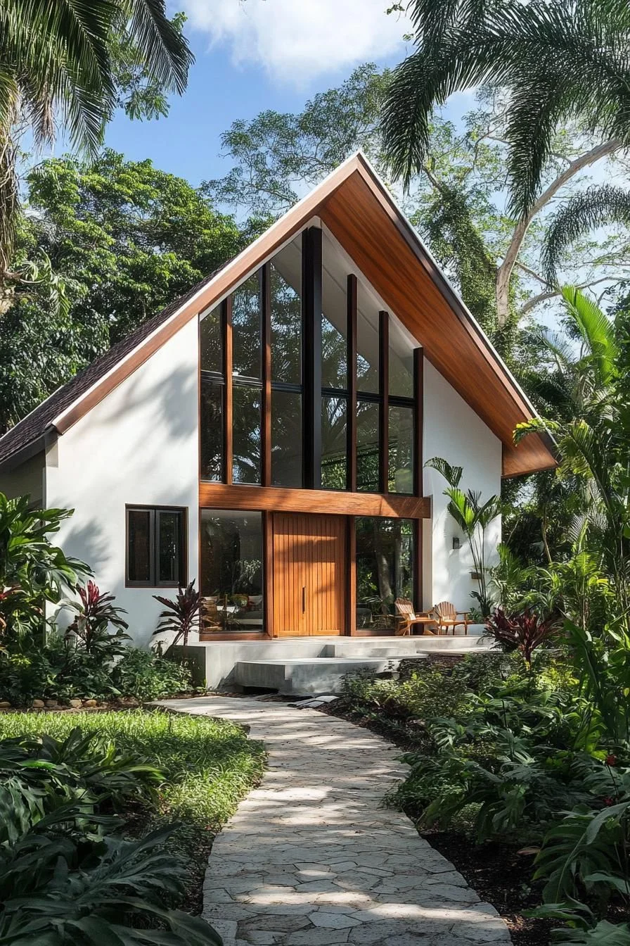 The Jungle's Best-Dressed A-Frame House