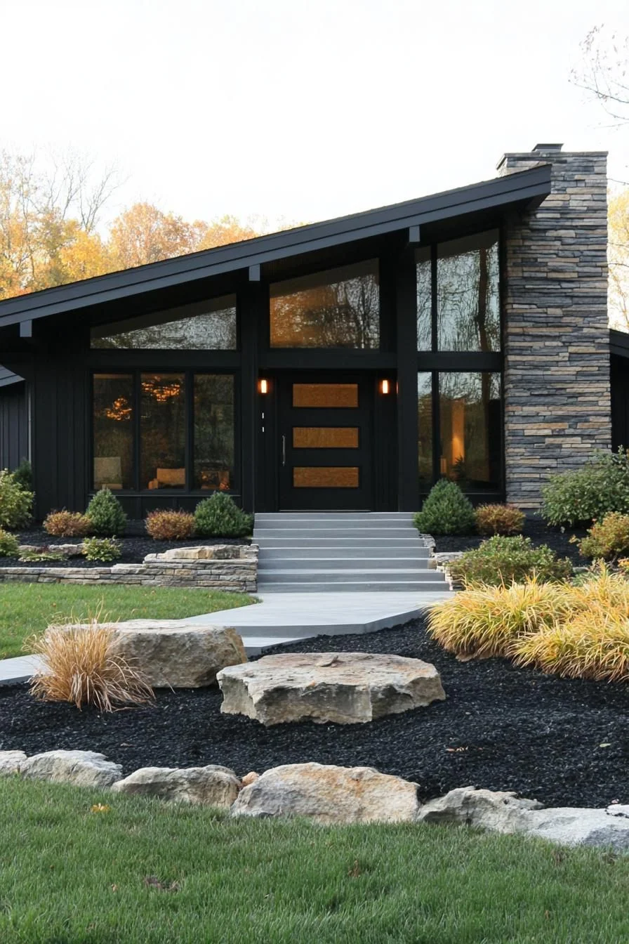 A Sleek Climb to Cozy Rooms