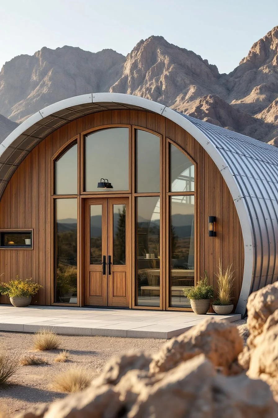 A Quonset Home with Mountain Views