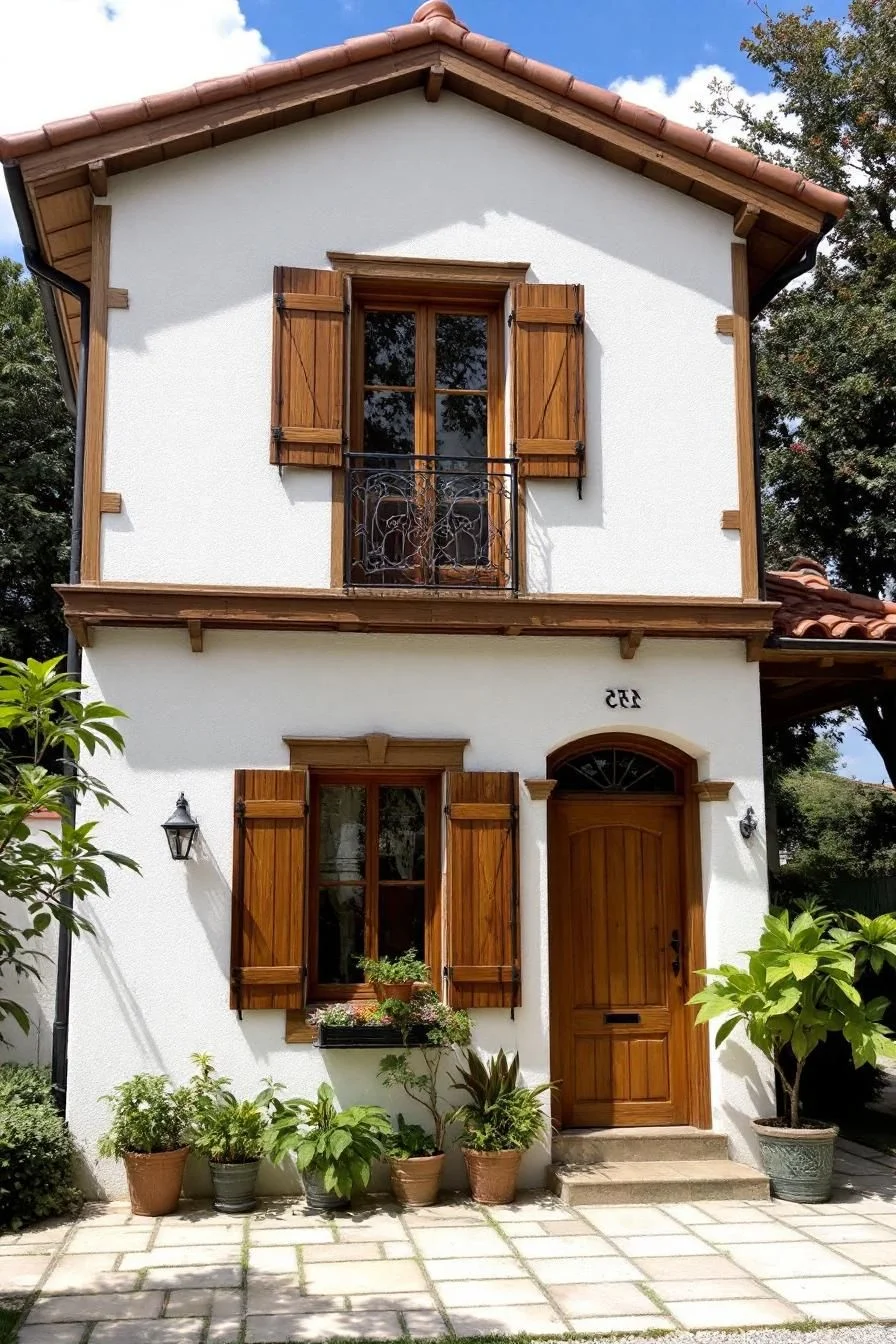 A Charming Mediterranean Retreat Beneath Clear Skies