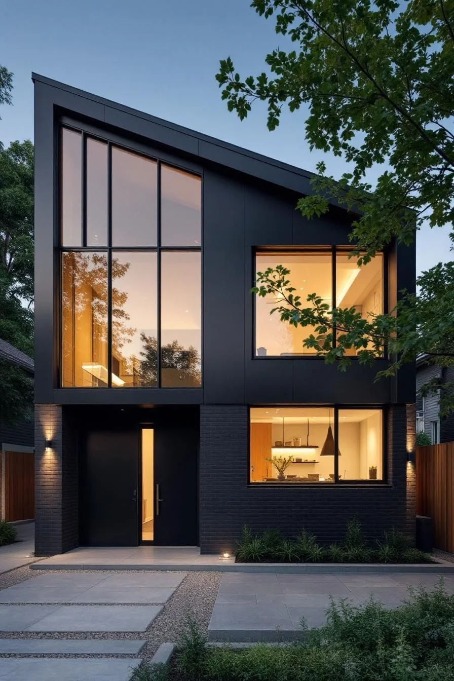 A Sleek House Under Open Skies