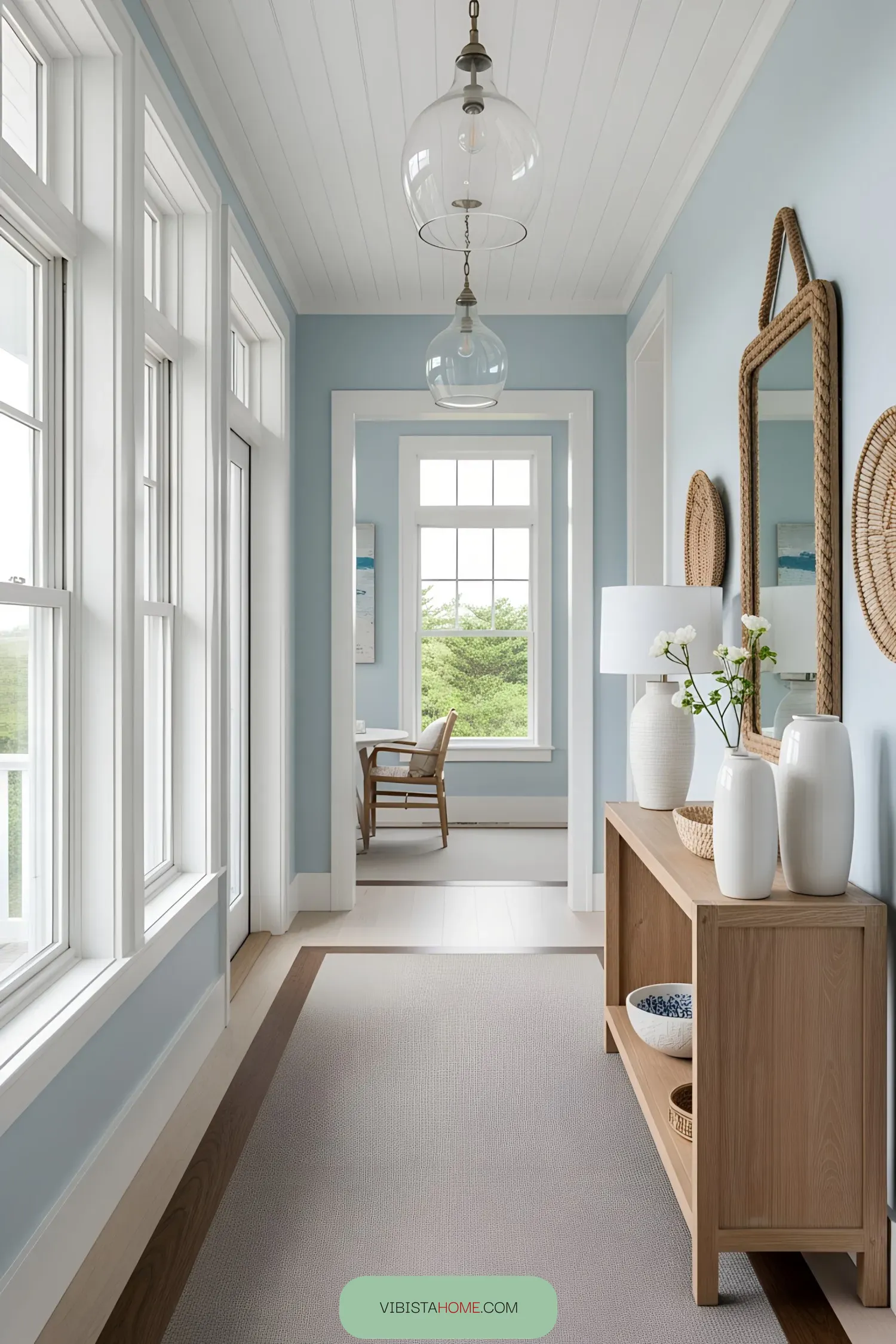 A Calm Coastal Hallway Full of Light
