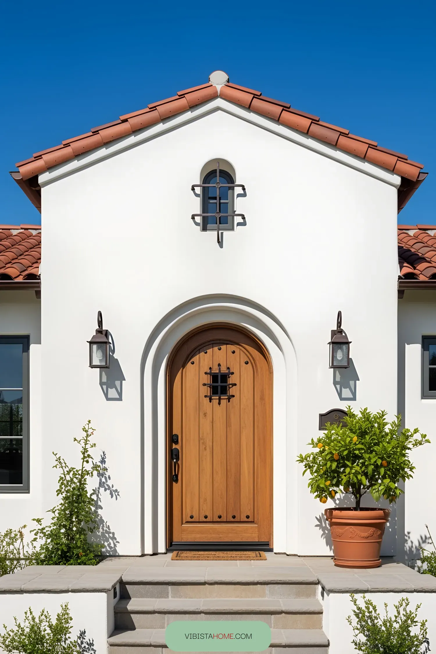 Terracotta-Trimmed Seaside Cottage Charm