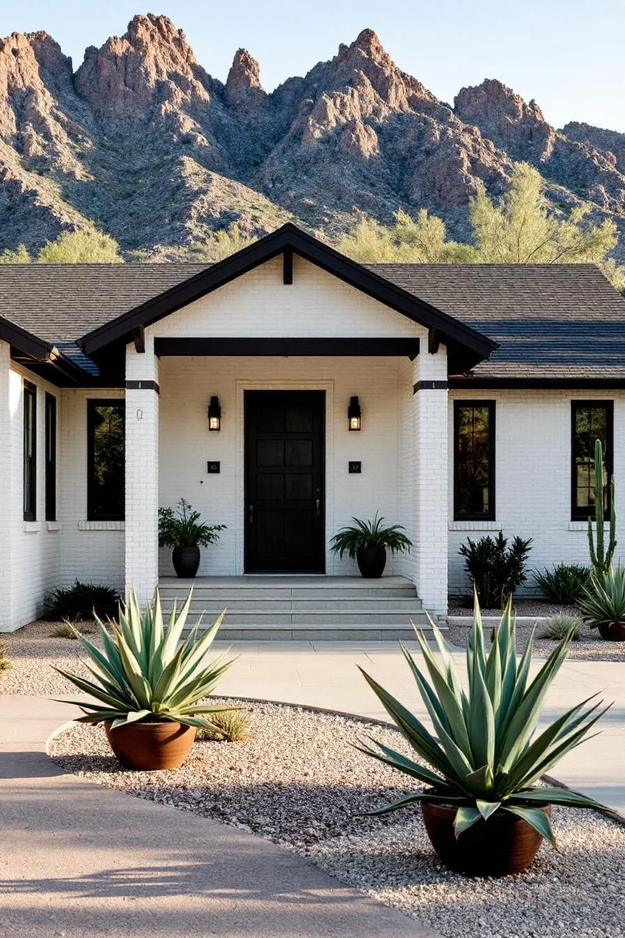 An Arizona Exterior Set Against the Mountains