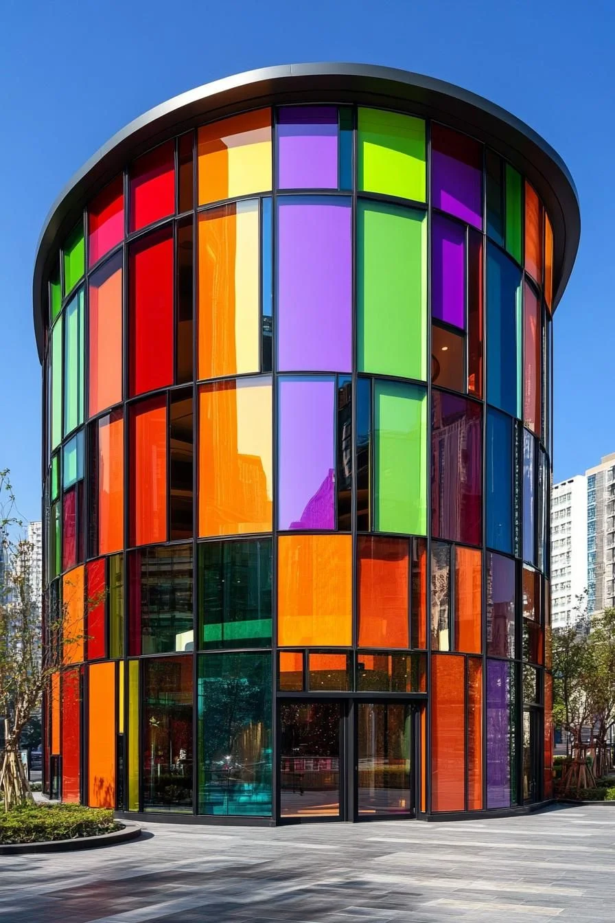 Round Kaleidoscope-Style House Design