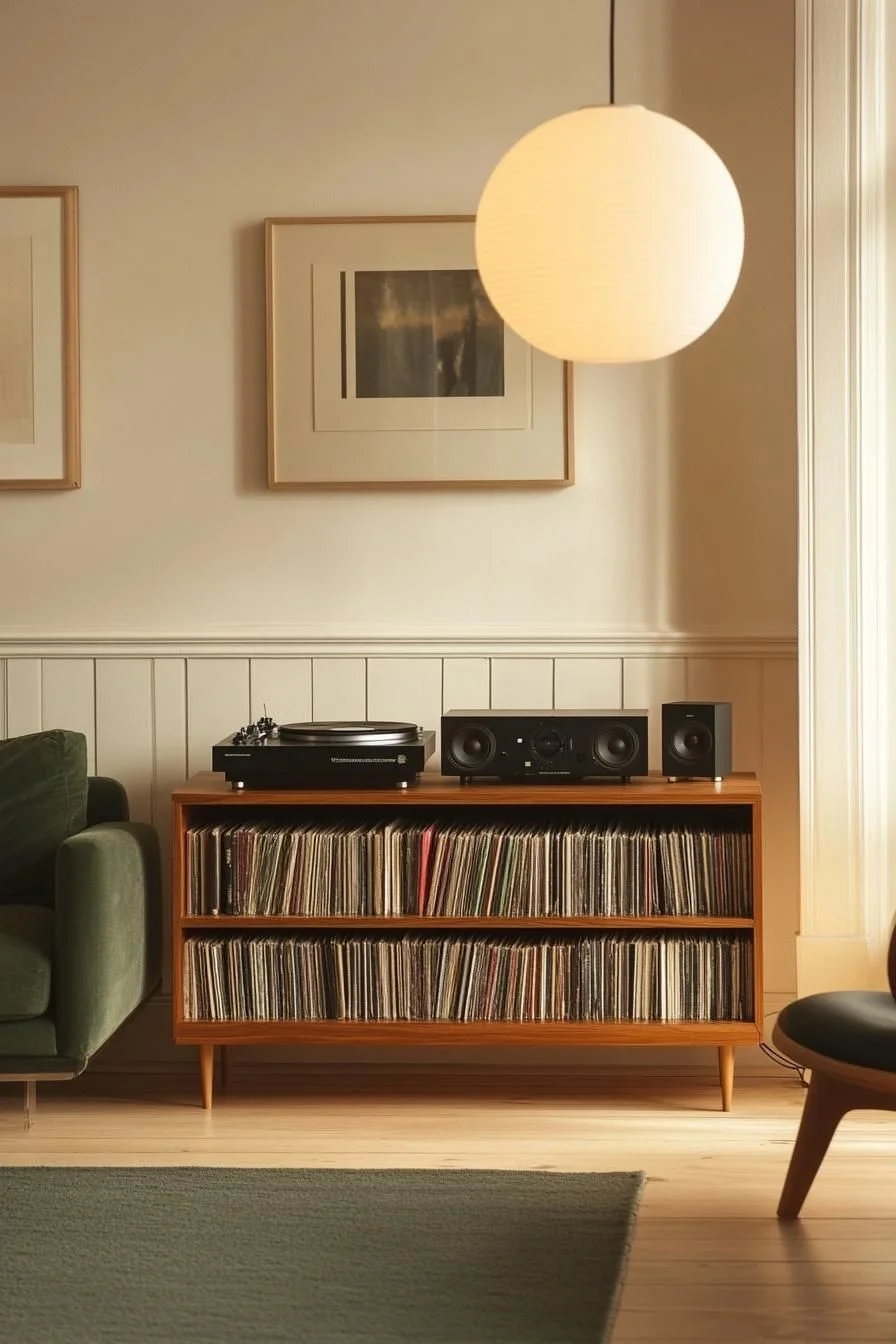 Vinyl Collection Retro Living Space