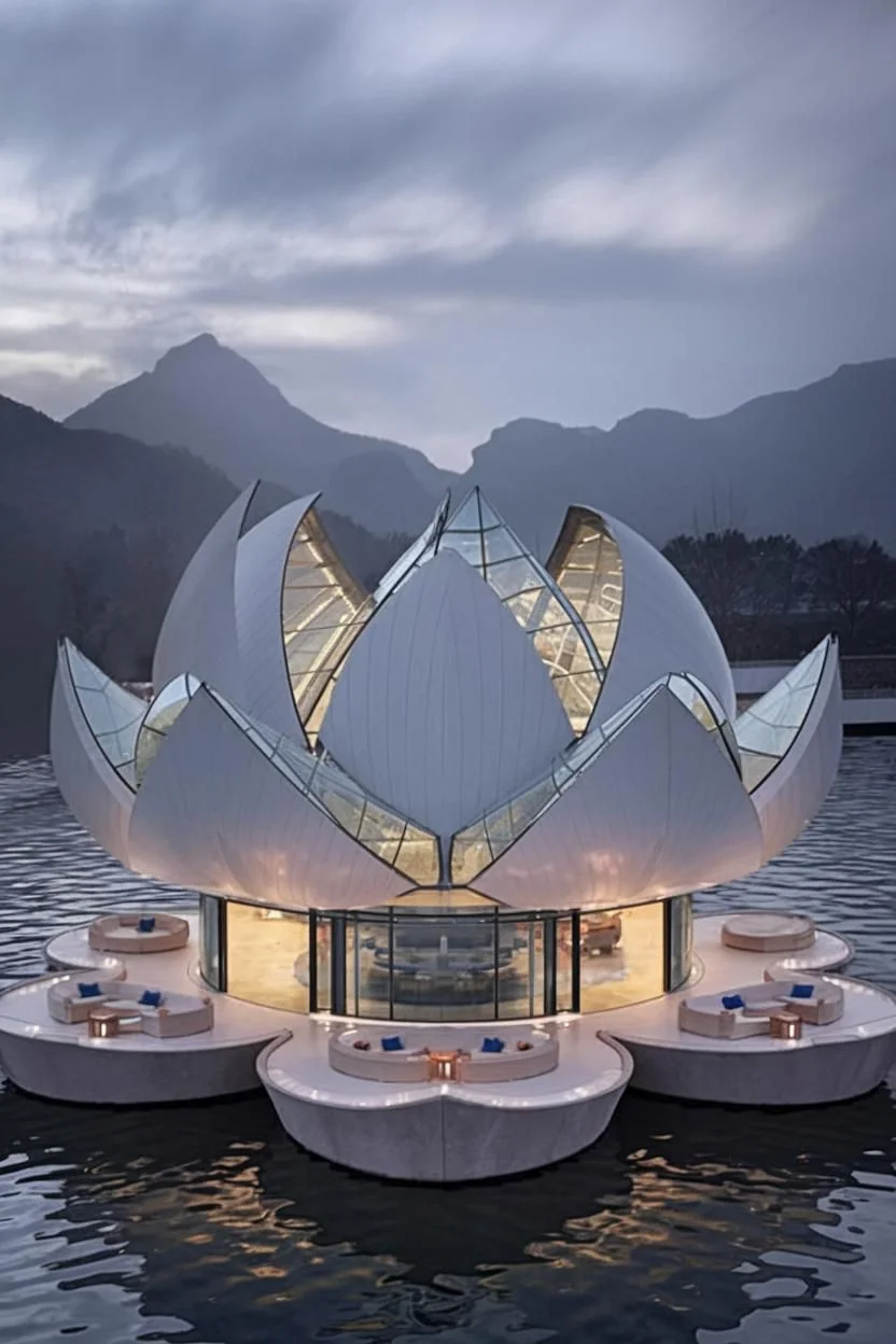 Floating Lotus: A Petal-Shaped Paradise