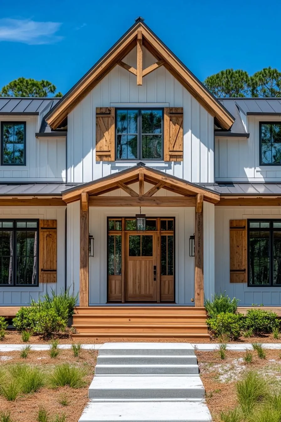 A Modern Pastoral Home Among the Woods