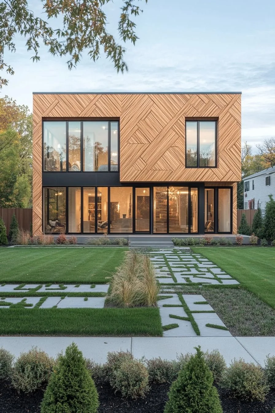 A Modern House That Loves Sharp Angles