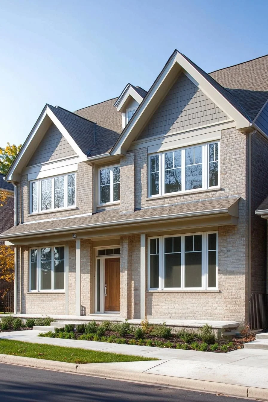 Triple Gable Roofline Adds Classic Character
