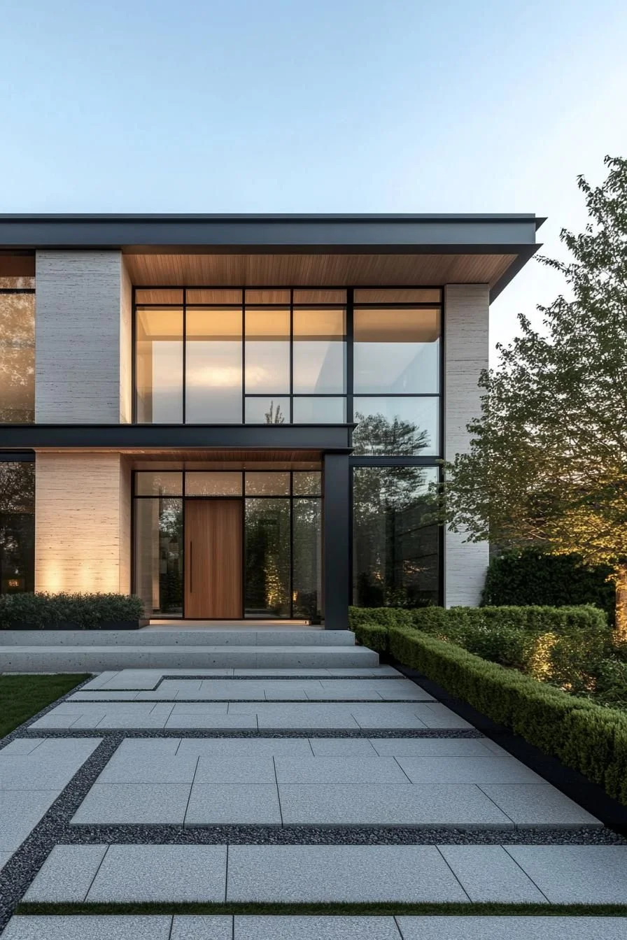Bold Shapes and Glass Walls