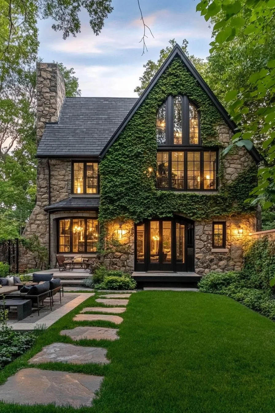 Ivy Wraps This Tudor in Green
